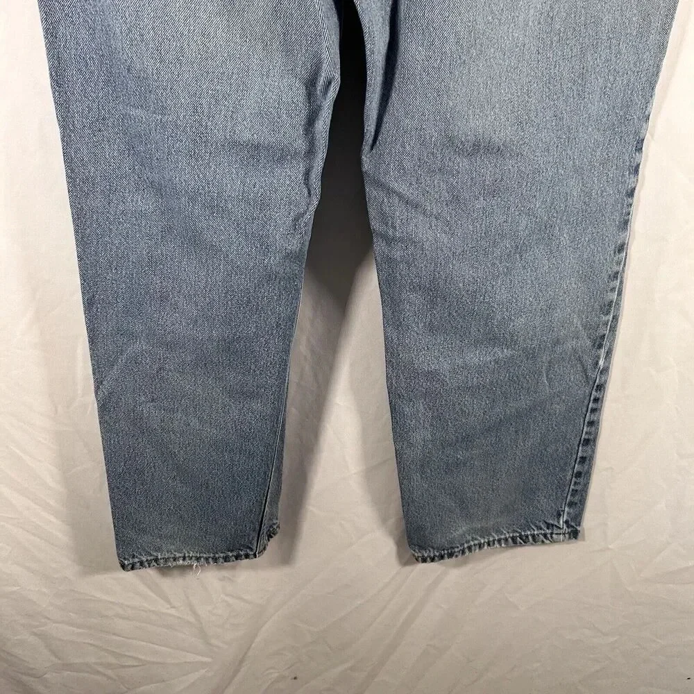 Levis 550 Jeans Mens 36x31 Light Wash Blue Denim Relaxed Fit Pockets 100% Cotton